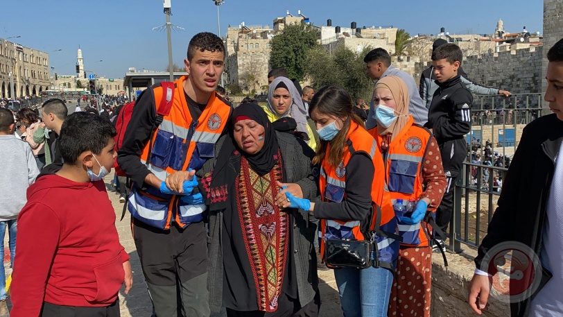 31 injuries - the occupation suppresses hundreds of citizens arriving at Al-Aqsa (photos)
