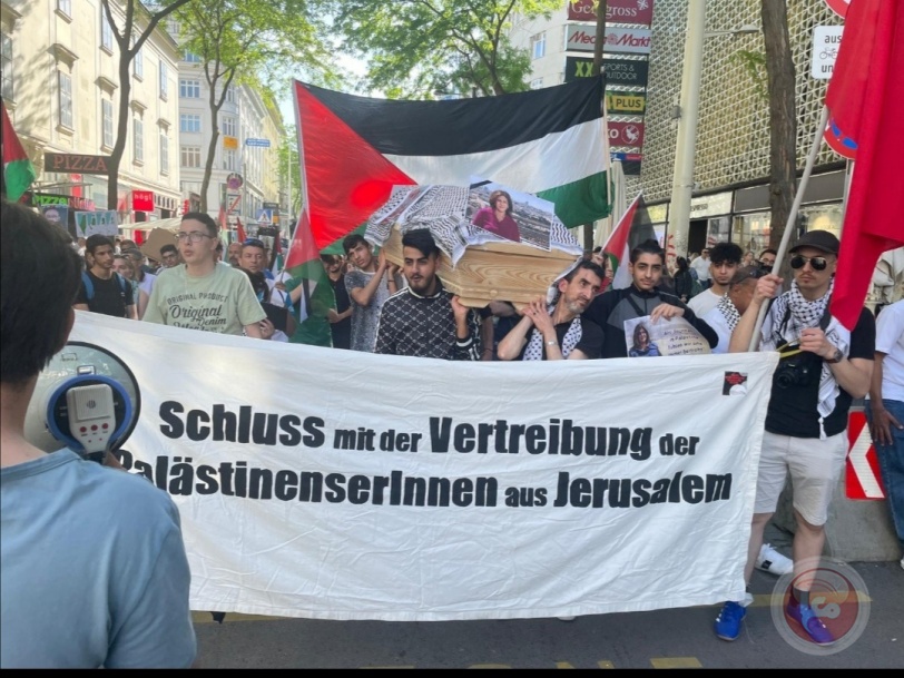 فيينا بالصور … التظاهرات مستمرة في عواصم العالم ضد الاحتلال