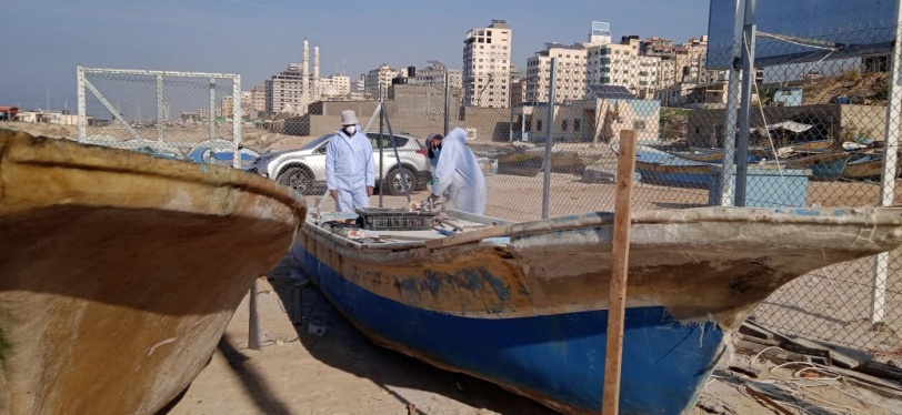 في غزة: آلية دولية لاصلاح بعض مراكب الصيادين