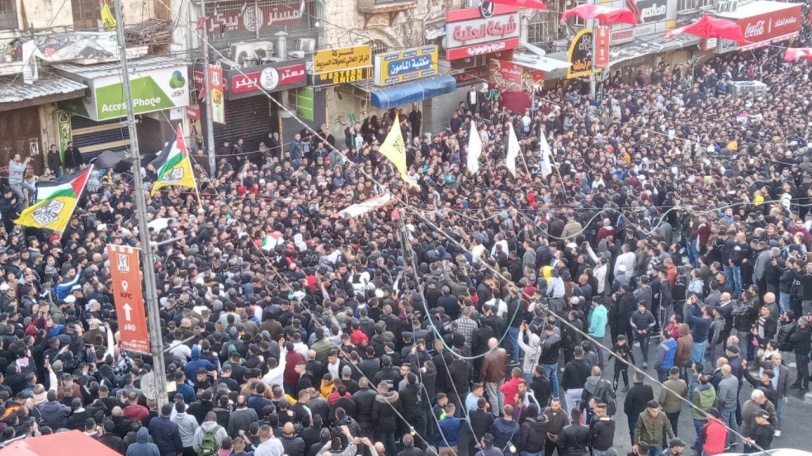 Thousands mourn the martyrs of Nablus