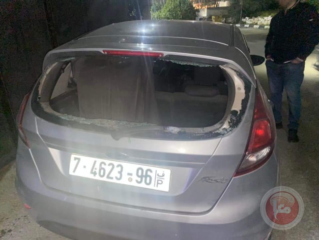 Settlers attack citizens' homes in Marda village, north of Salfit