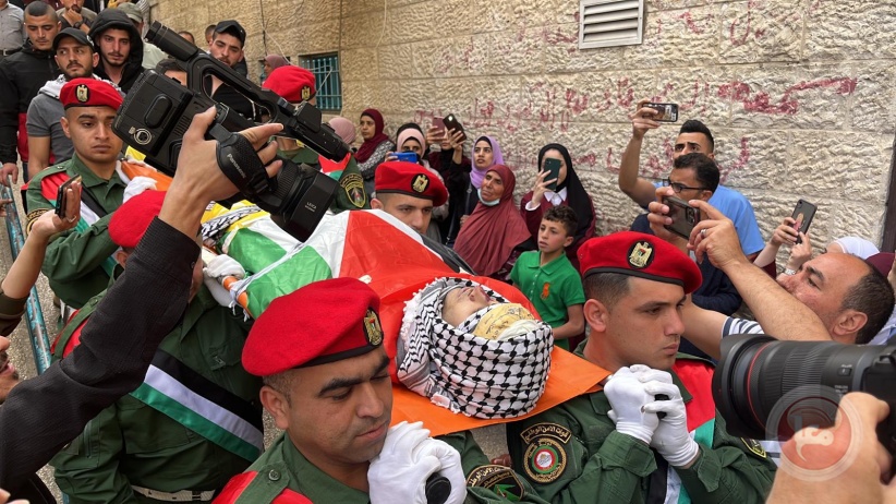 Bethlehem: Thousands bid farewell to martyr Muhammad Ghoneim (photos)