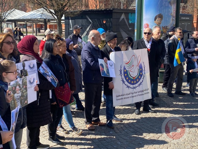 Celebration of Palestinian Prisoner's Day in Helsingborg