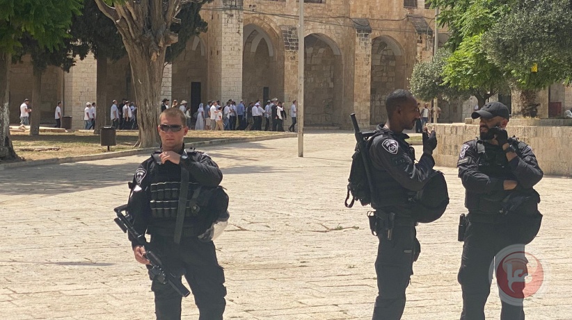 A woman was arrested while entering Al-Aqsa Mosque.. An activist was summoned for interrogation