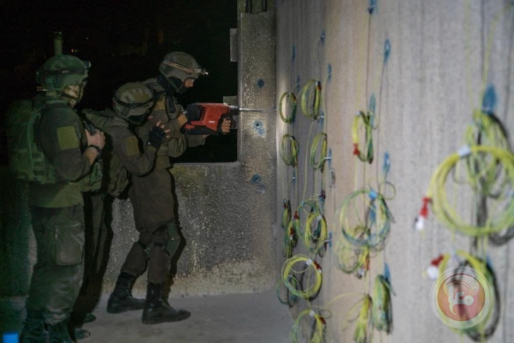 The occupation forces arrest 7 citizens of the West Bank