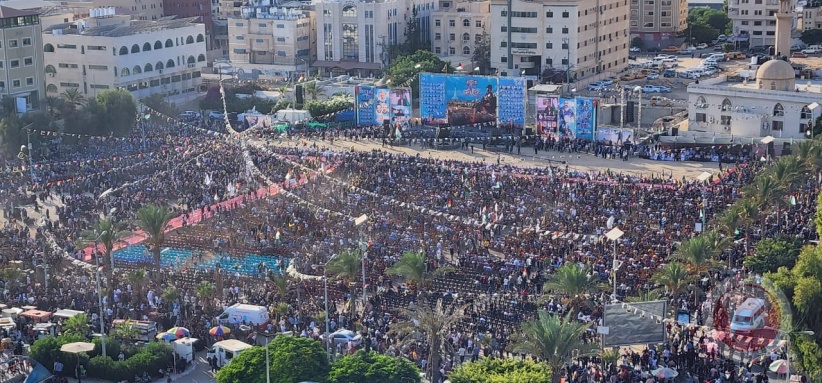 Thousands celebrate the start of the "35" Islamic Jihad  With the participation of Jenin and three Arab capitals