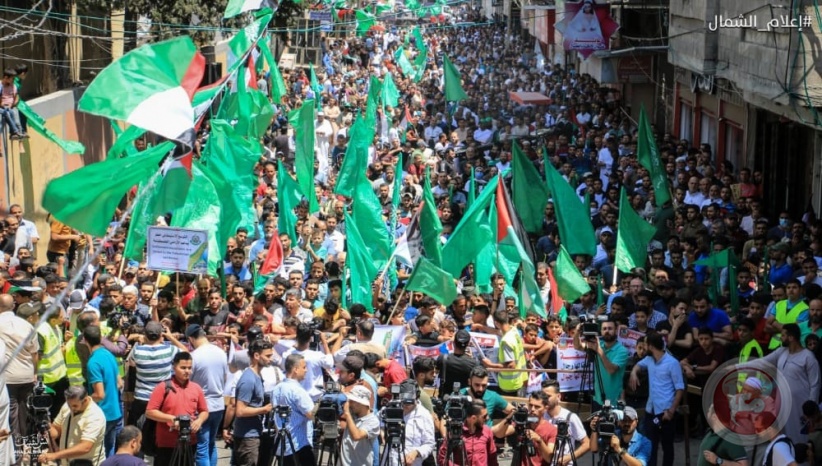 Hamas during a rally: The joint room is waiting for the signal to support Al-Aqsa and the West Bank