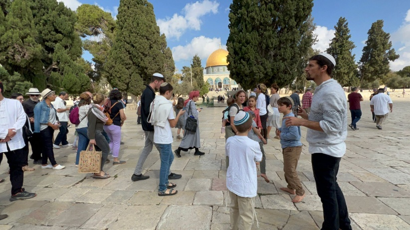 Witness- On Election Day, Dozens of Settlers Storm Al-Aqsa Mosque