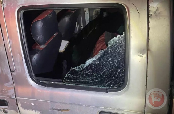 A settlement opens fire on a Palestinian car near Ramallah