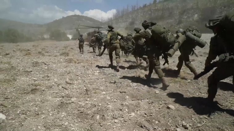 The new 99th Division in the Israeli army conducts its first maneuvers