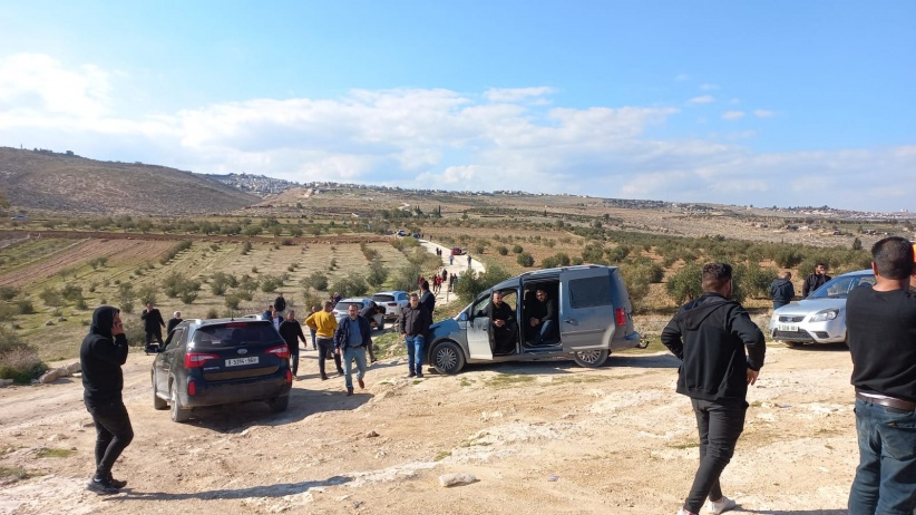 Injuries and arrest of a young man during the occupation suppression of an anti-settlement event east of Bethlehem
