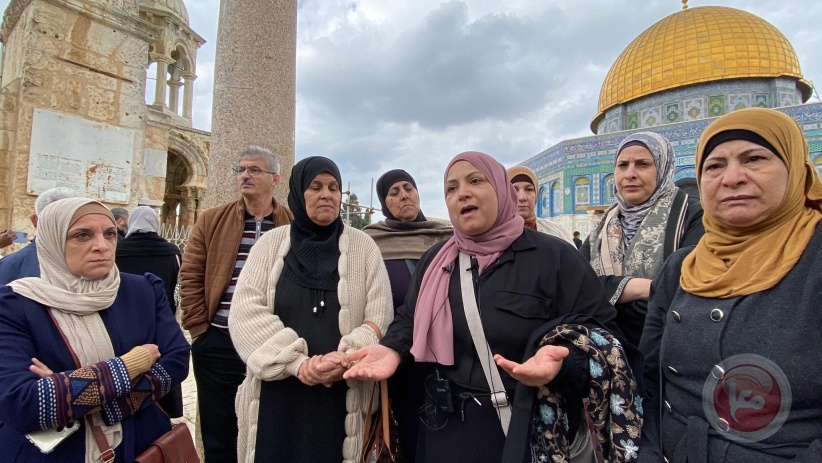 A cry for the prisoners and their families from Al-Aqsa against “the decisions to confiscate their money and seize their property.”