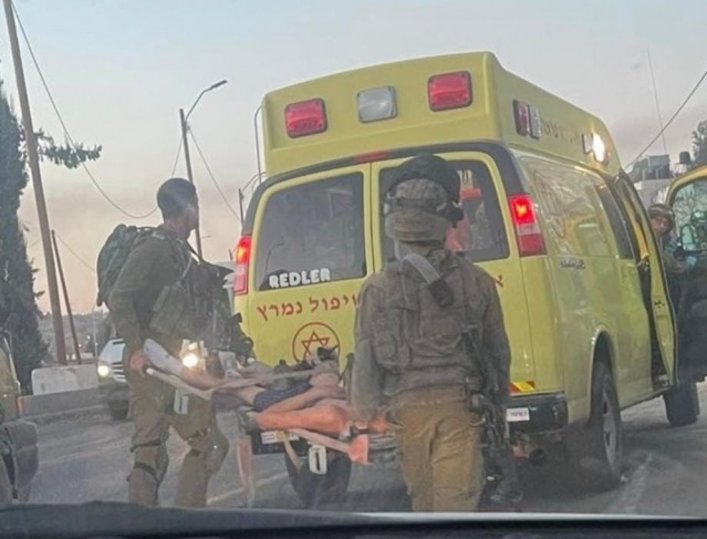 Arrest of a child after he was injured in Al-Arroub (video)