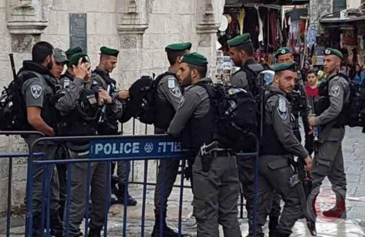 The occupation police decided to strengthen its presence in the Old City of Jerusalem