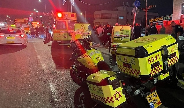 Jerusalem: 5 injured in a shooting crime, one of them serious