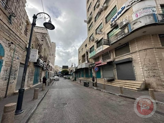 The strike spreads throughout Bethlehem to mourn the martyr Sabah