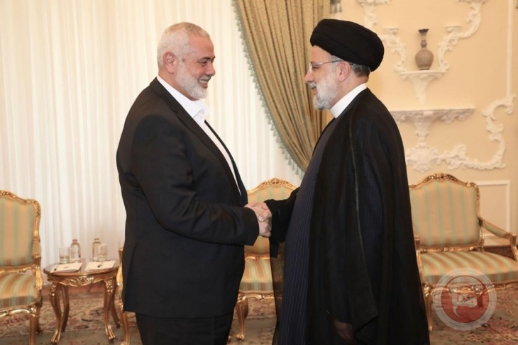 Haniyeh meets Raisi and they discuss the situation in Palestine and the region