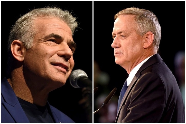 Gantz and Lapid form negotiating teams following Netanyahu's announcement