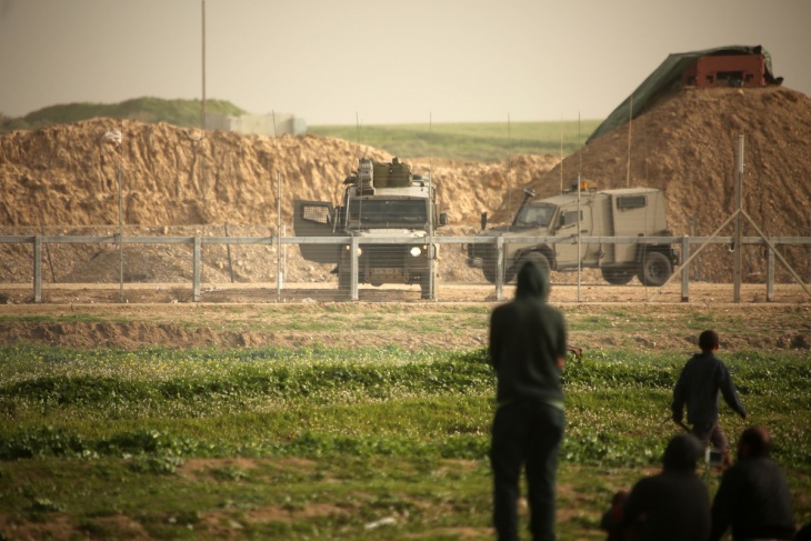 Limited incursion of the occupation mechanisms east of Gaza